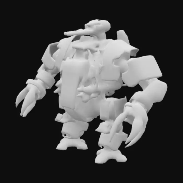 3D model for Warhammer Dreadnought, #realistic#