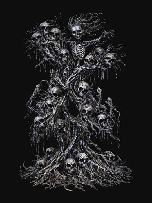 3D model for Skeleton Tree of Souls