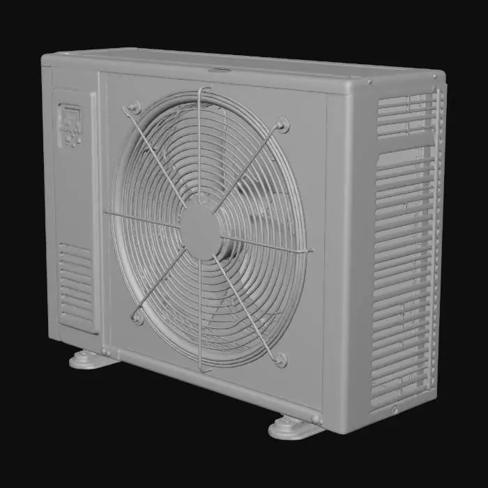 3D model for air conditional outdoor unit