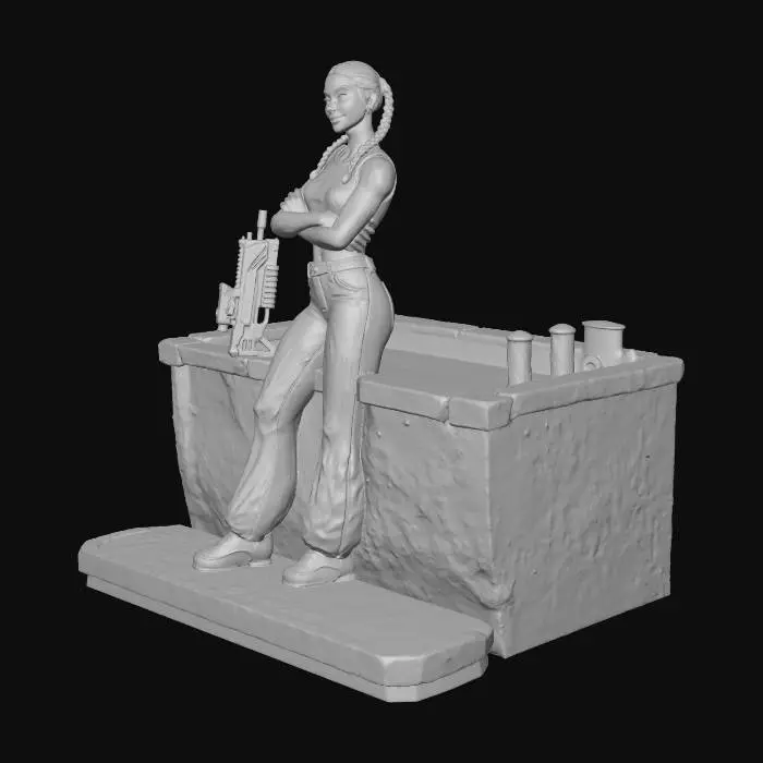 3D model for Sunset Rooftop Sentinel