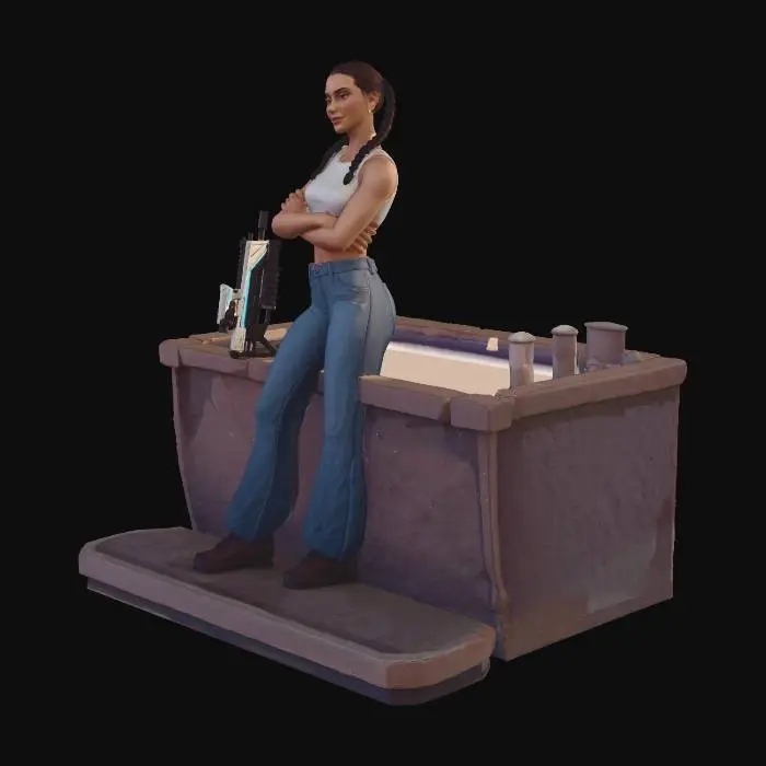 3D model for Sunset Rooftop Sentinel