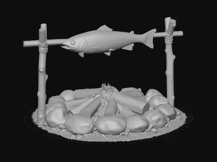 3D model for Campfire Feast