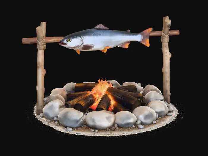 3D model for Campfire Feast