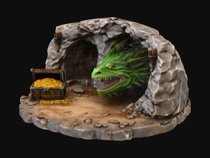 3D model for Dragon's Lair