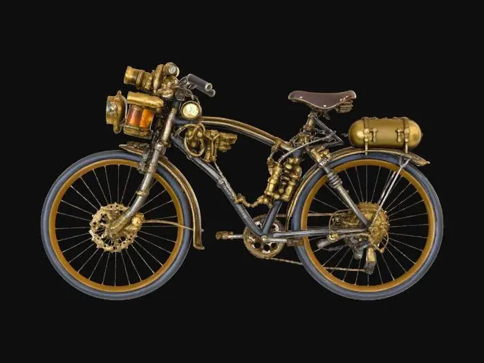 3D model for steampunkfahrrad