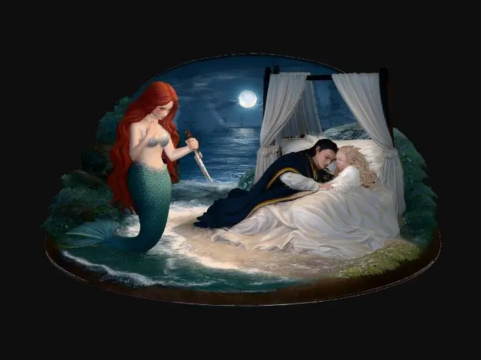 3D model for die kleine meerjungfrau