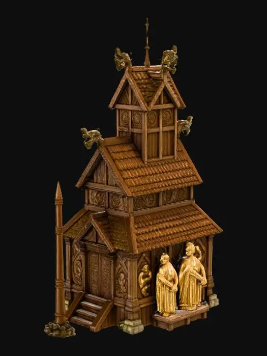 3D model for Nordic Temple Structure