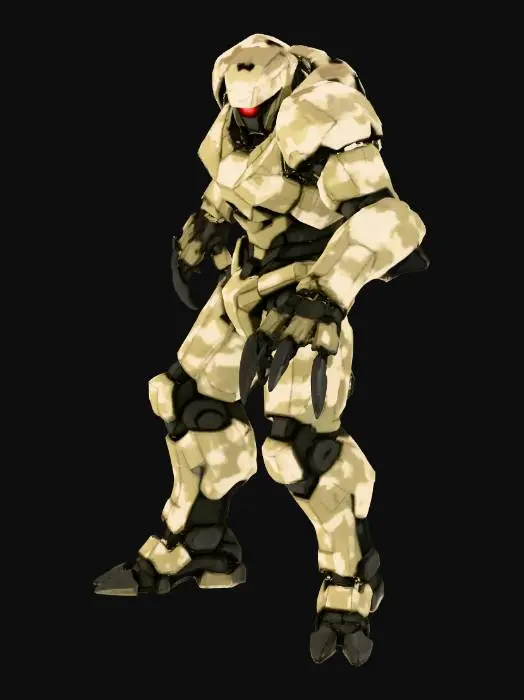 3D model for Desert Guardian