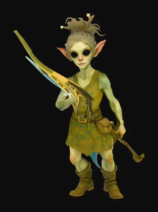 3D model for Fairy Warrior at Sea