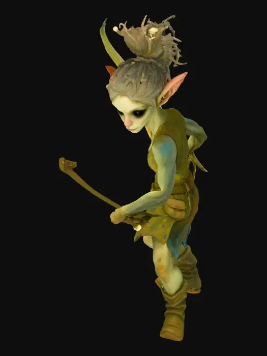 3D model for Fairy Warrior at Sea