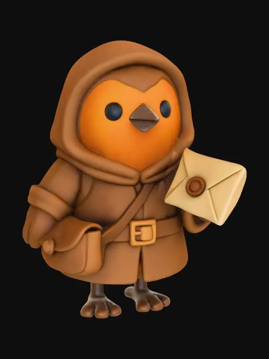 3D model for Mailbird Messenger, #Christmas2025#