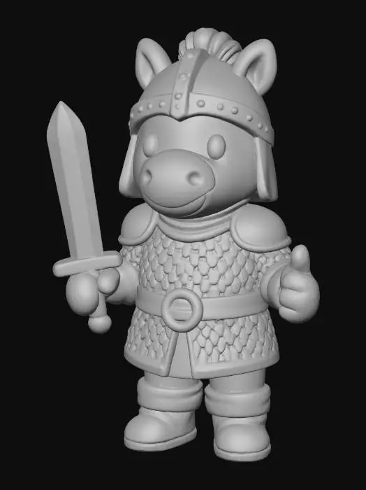 3D model for Knight Pony