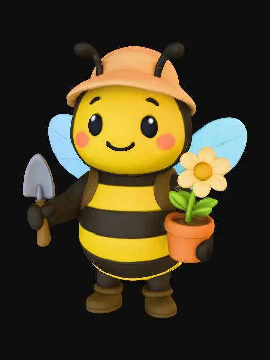 3D model for Garden Bee Helper