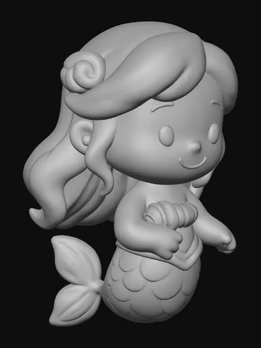 3D model for Mermaid Melody