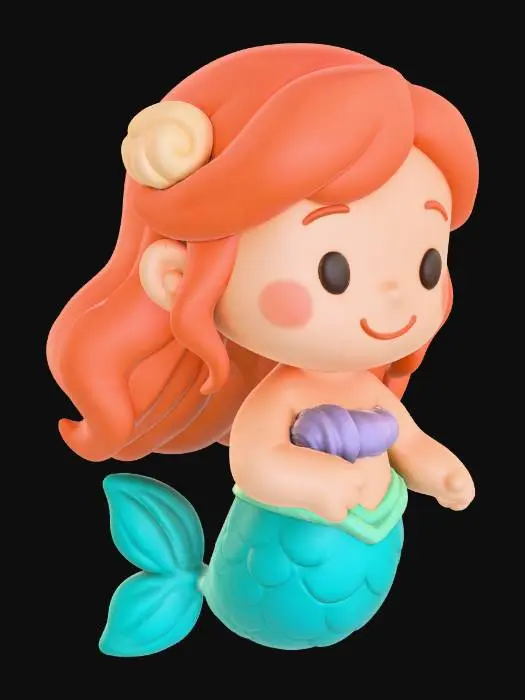 3D model for Mermaid Melody
