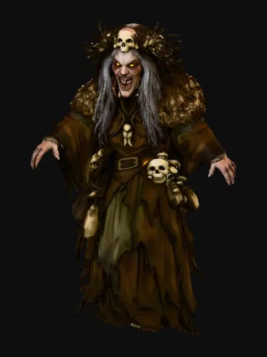 3D model for Witch of the Dark Forest