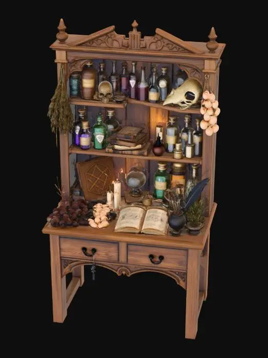 3D model for Alchemist's Cabinet