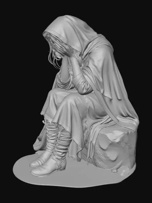 3D model for Solitude in Shadows