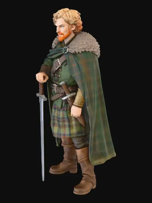 3D model for Warrior of the Highlands