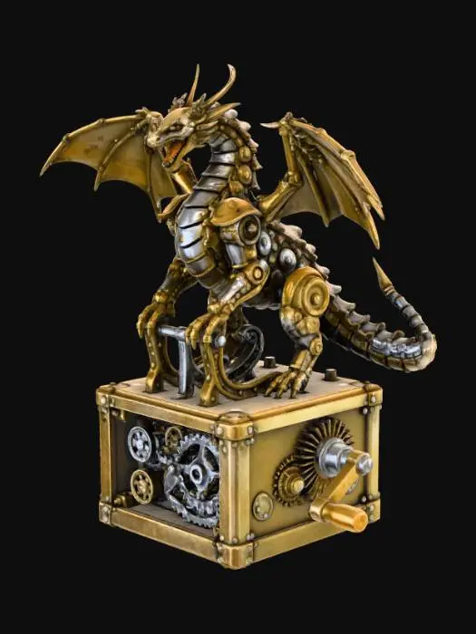 3D model for Drachenspieluhr