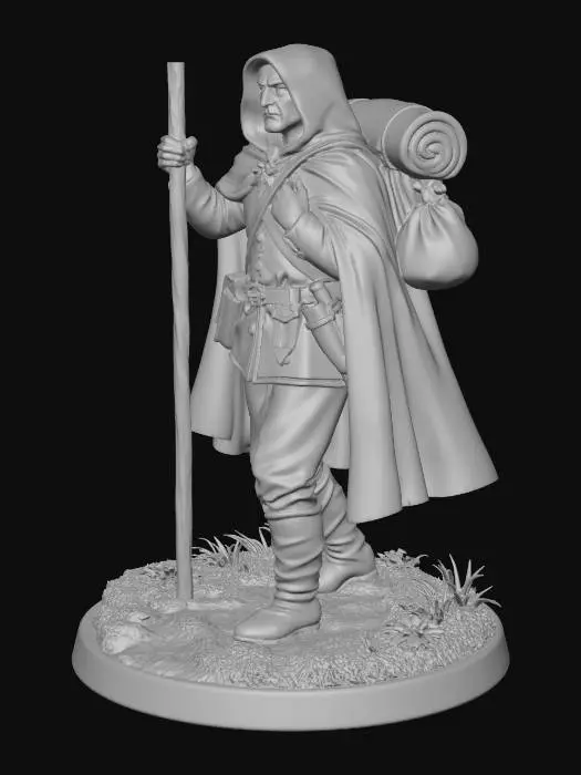 3D model for The Ranger of the Green Cloak