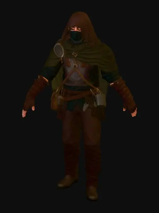3D model for Shadowbound Ranger