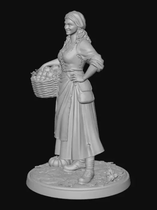 3D model for The Pumpkin Seller