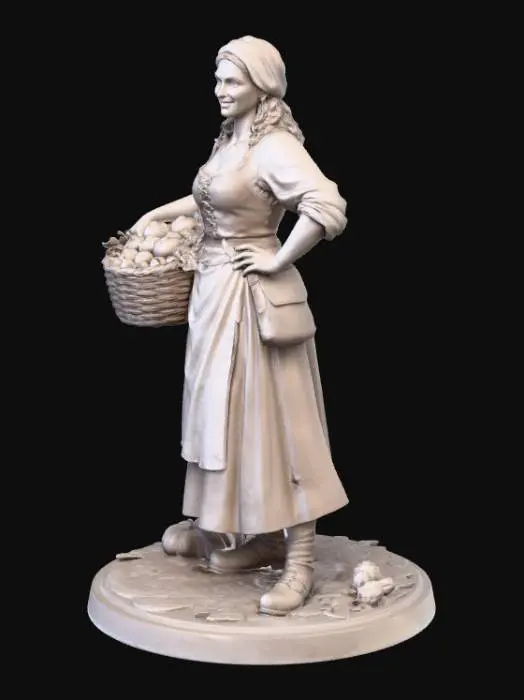 3D model for The Pumpkin Seller