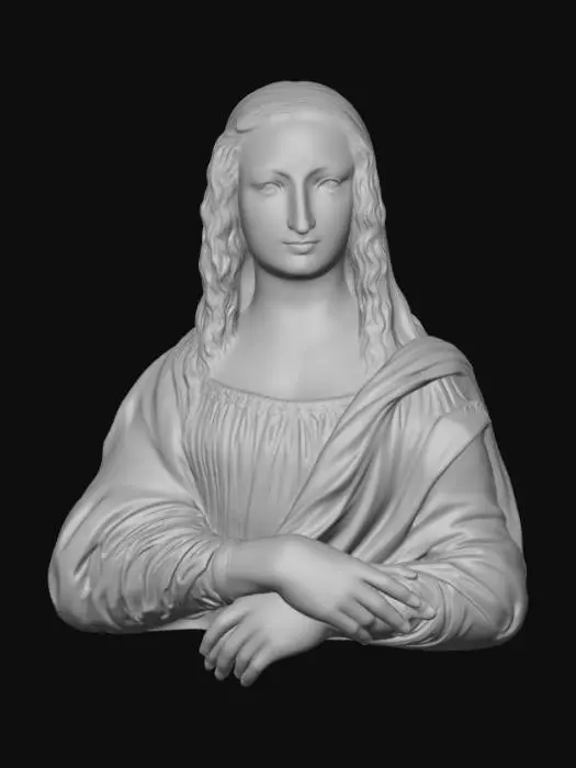 3D model for Monalisa