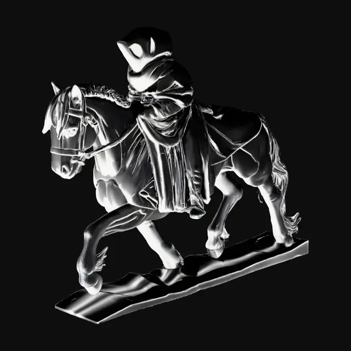 3D model for Rider in Silhouette