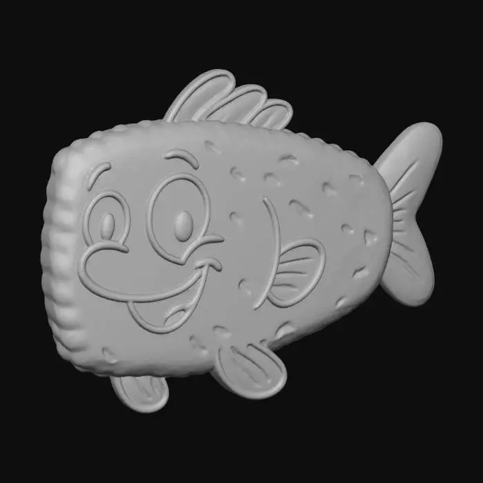 3D model for Fish Nugget Fella