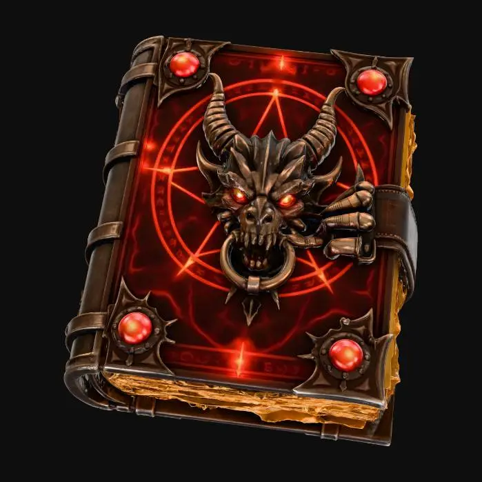 3D model for Devilsbook