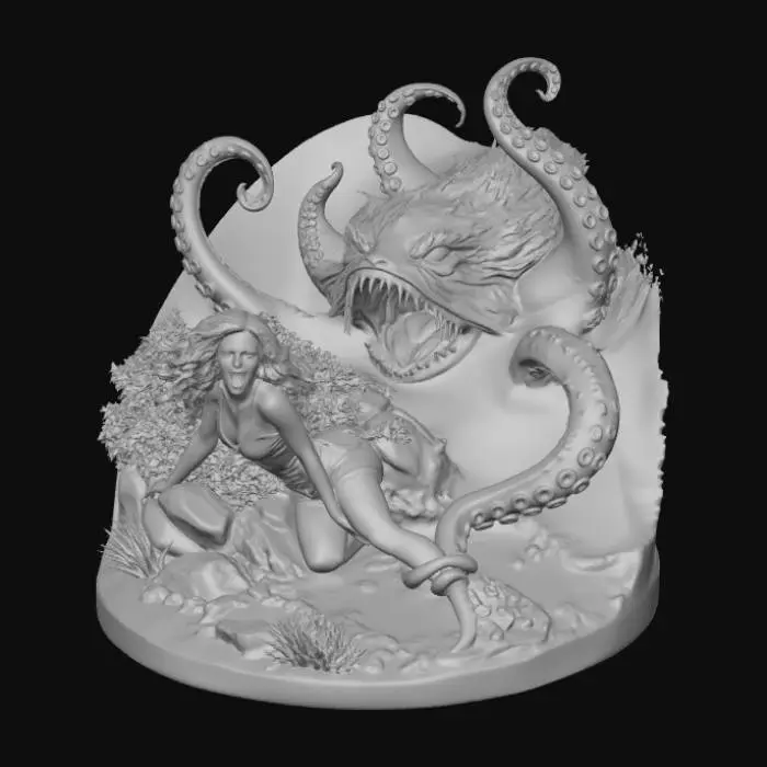 3D model for Monsterdiorama