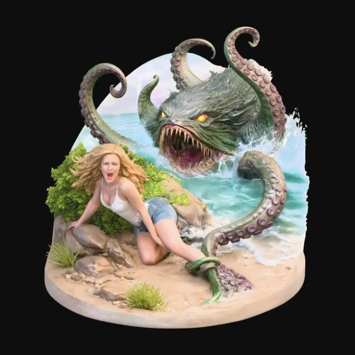 3D model for Monsterdiorama