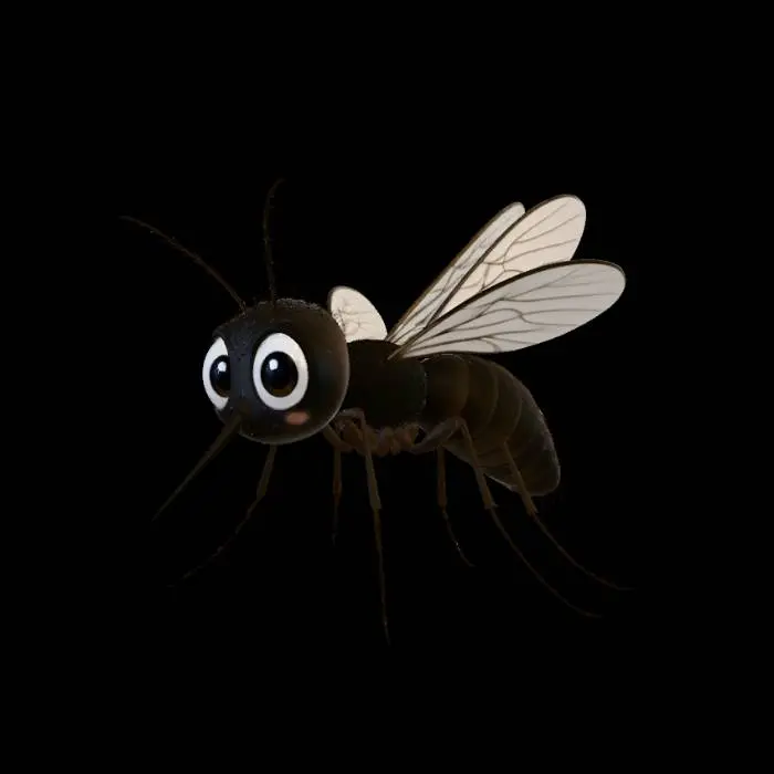 3D model for Big-Eyed Ant