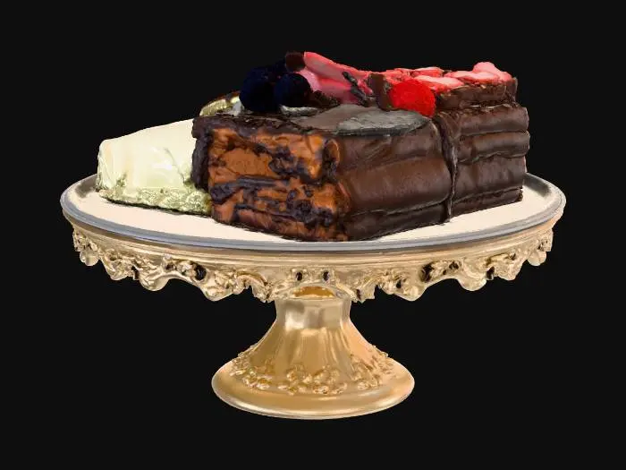 3D model for Cake Quartet