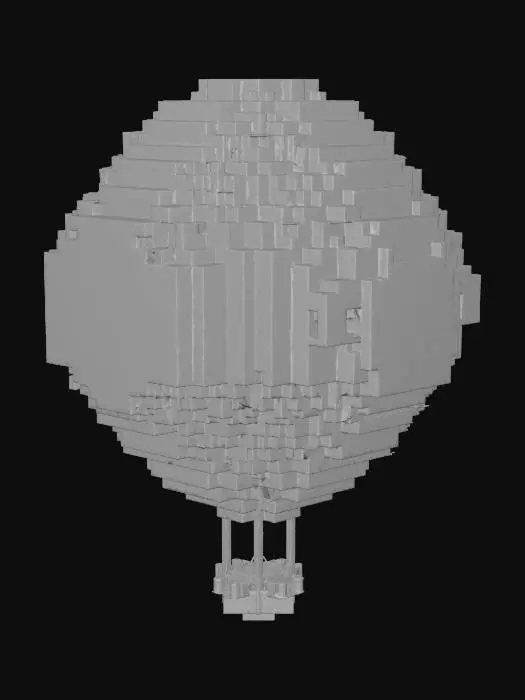 3D model for A Minecraft-style