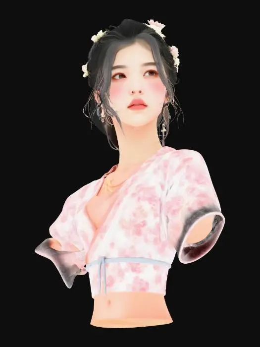 3D model for Ethereal Beauty