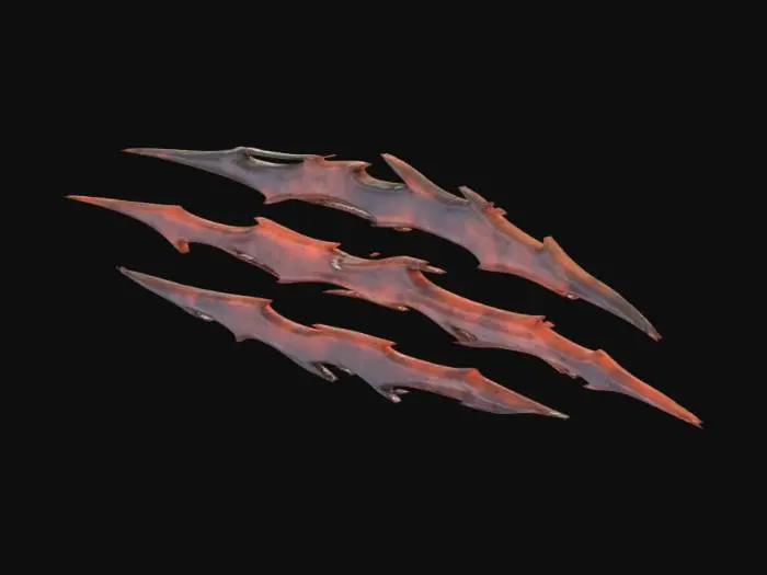 3D model for Claw Marks Design