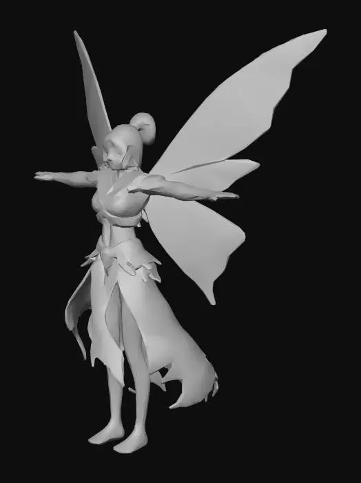 3D model for Fairy Guardian