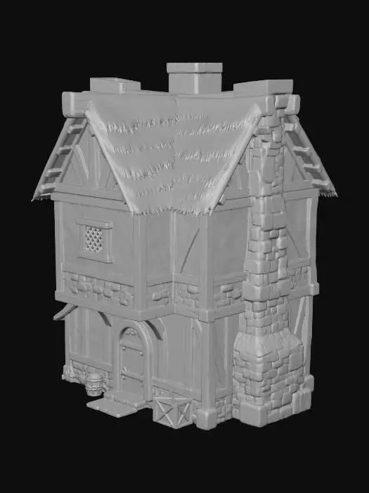 3D model for Medieval Cottage