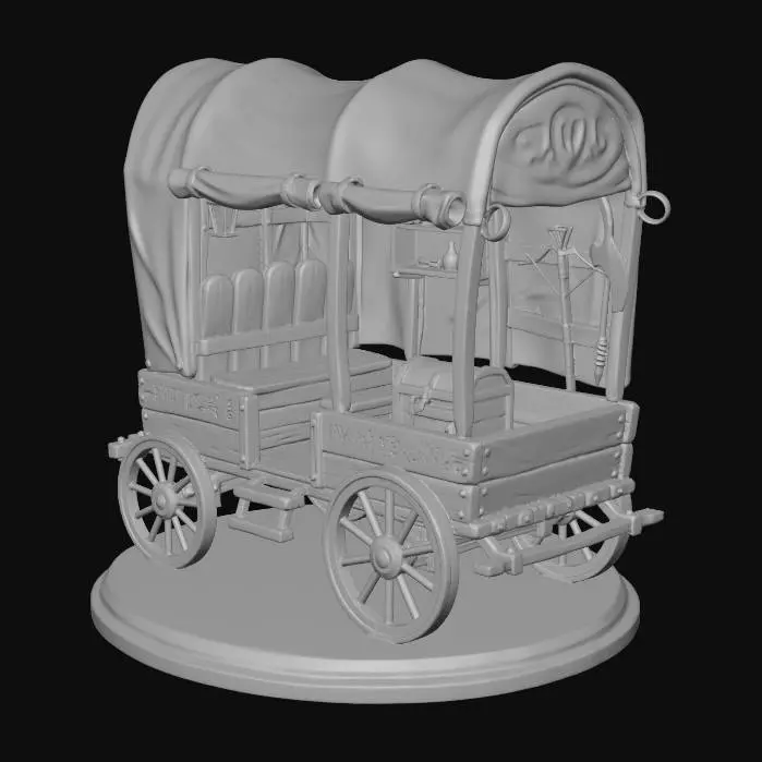 3D model for Enchanted Merchant's Wagon