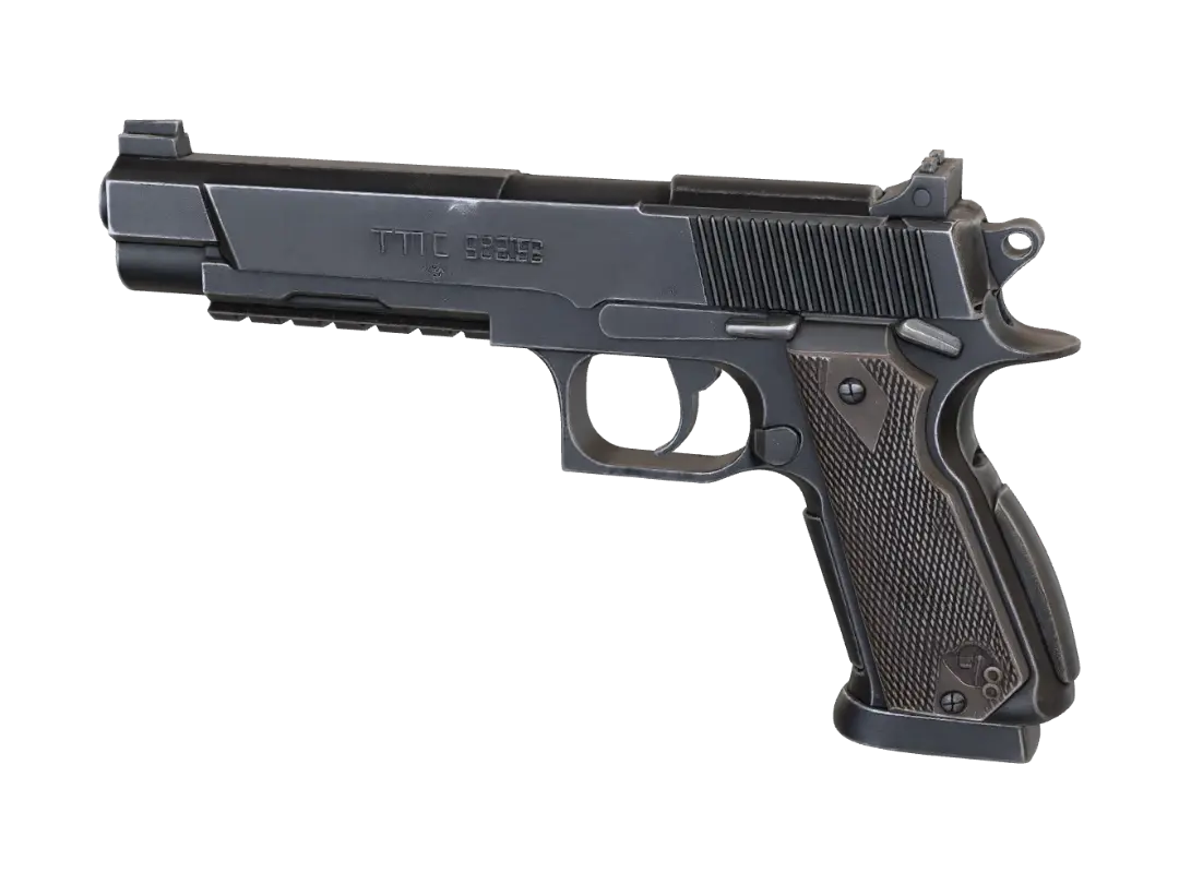 bir tabanca fps tabancası 3D model, vytvořený pomocí AI