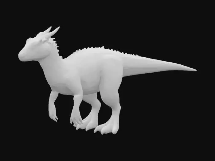 3D model for Brown Theropod Drake