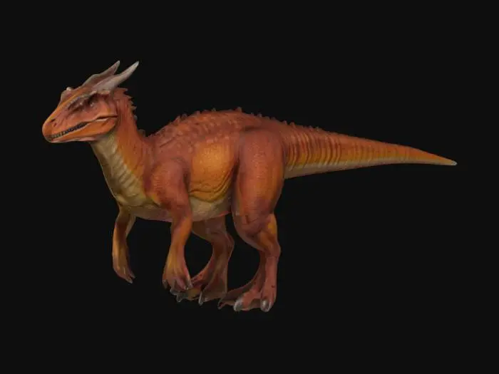 3D model for Brown Theropod Drake