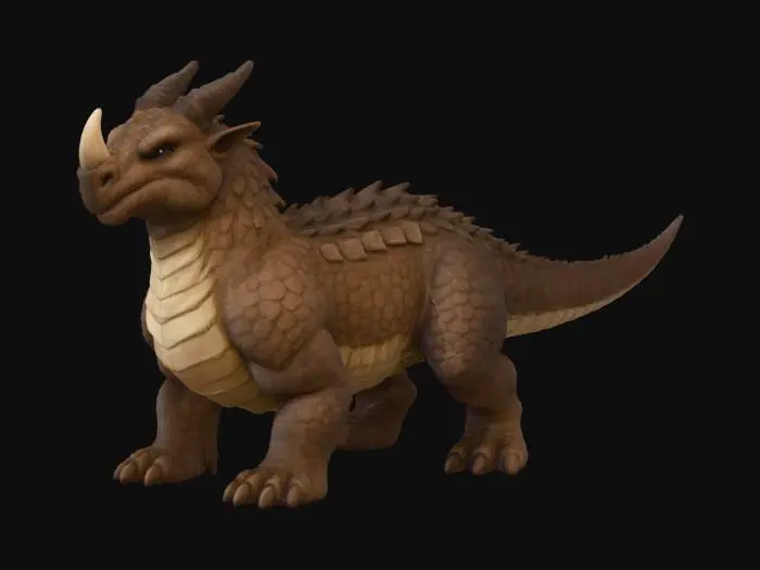 3D model for Brown Drake