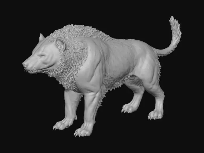 3D model for Badger Warg