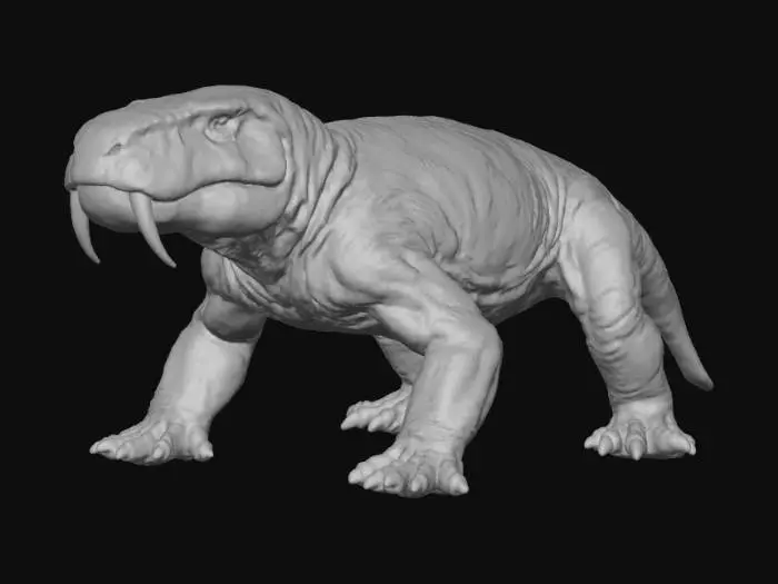 3D model for Gorgonopsid