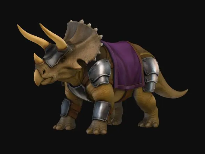 3D model for Armored Triceratops