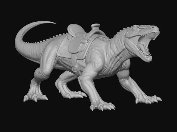 3D model for Lizard Mount